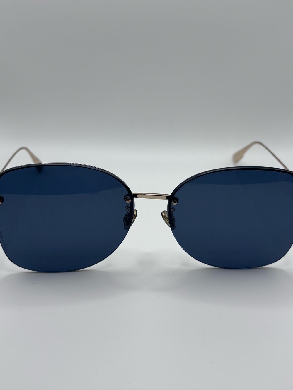 Christian Dior Sunglasses NEEDS SCREW Gold Blue Made In Italy